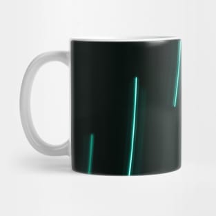 Teal turquoise blurred lights Mug